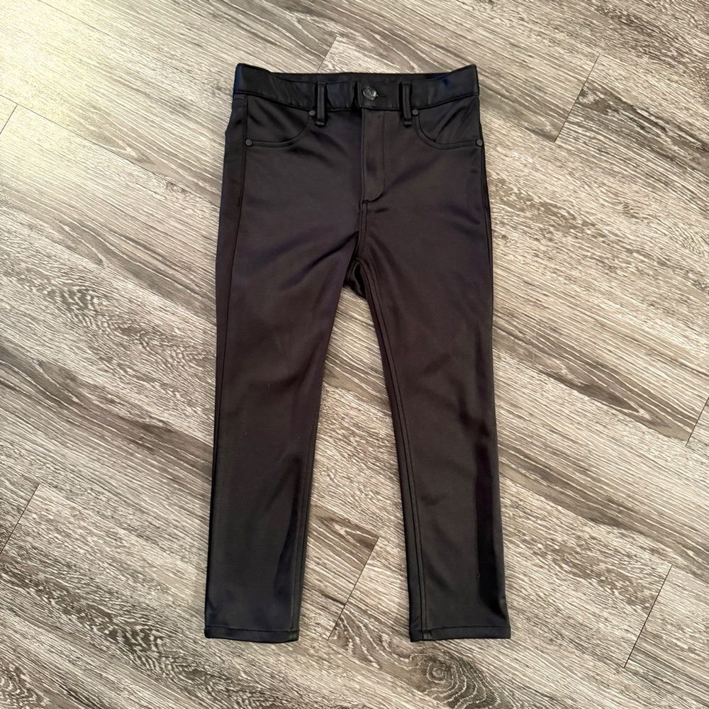 Rag & Bone Satin Black Capris